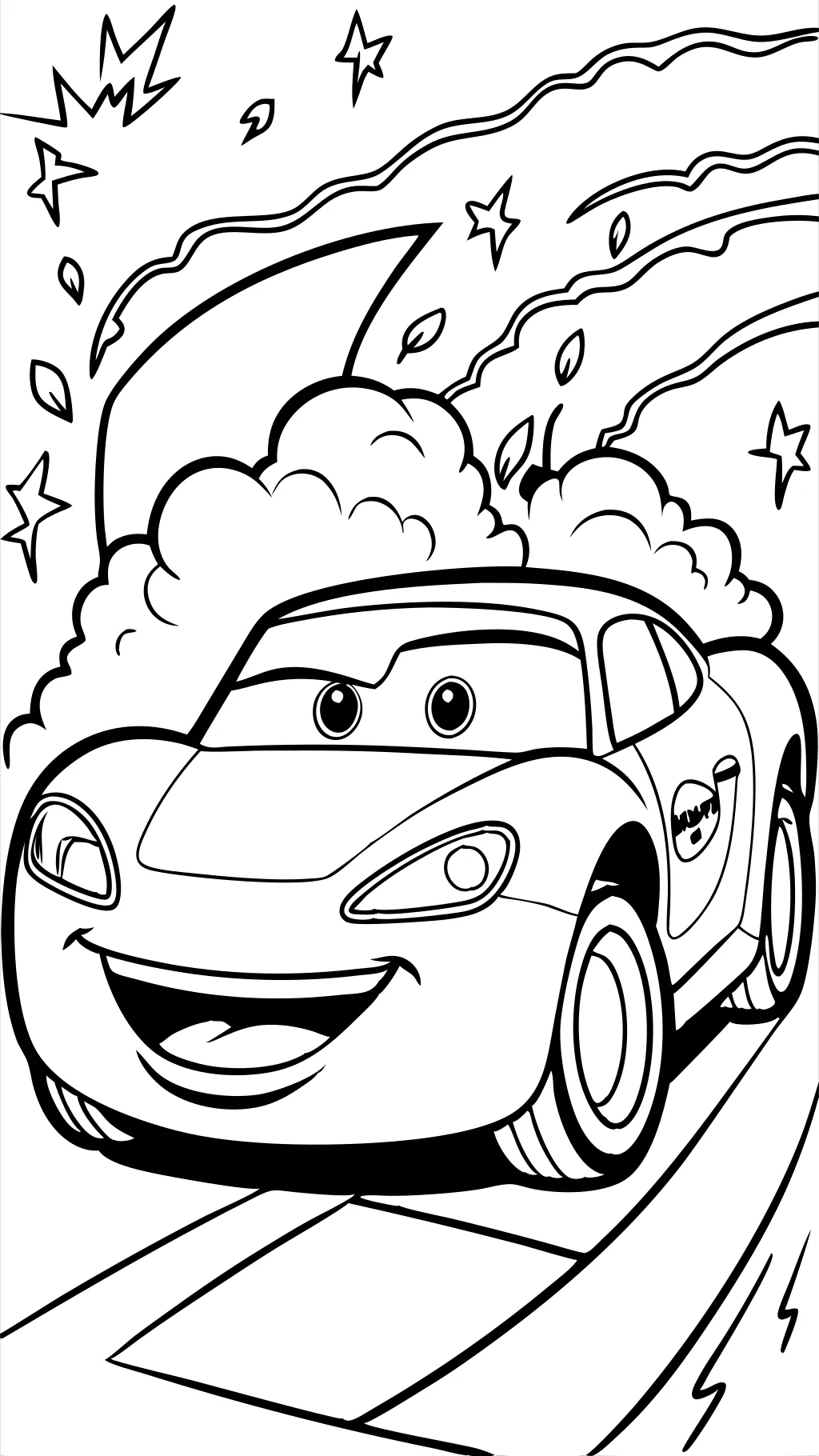 pages à colorier Lightning McQueen Cars 3